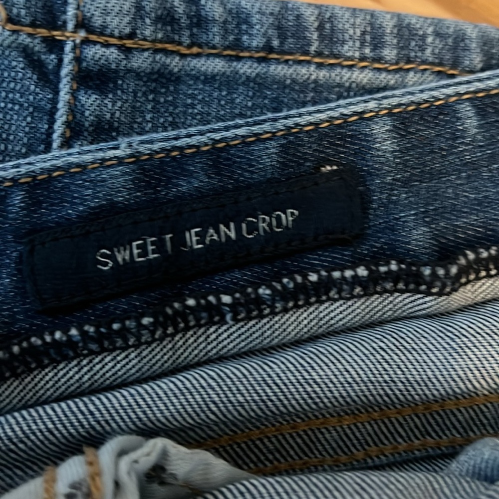 Lucky Brand Sweet Crop Jeans Size 14 / 32 - Picture 8 of 14